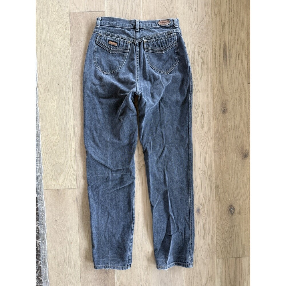 Cool Vintage Brittania Womens Jeans Size 13 Gray Denim Pants Straight Leg Mom